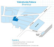 Location Map - Vakratunda Palace