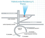 Location Map - Vakratunda Residency - 2